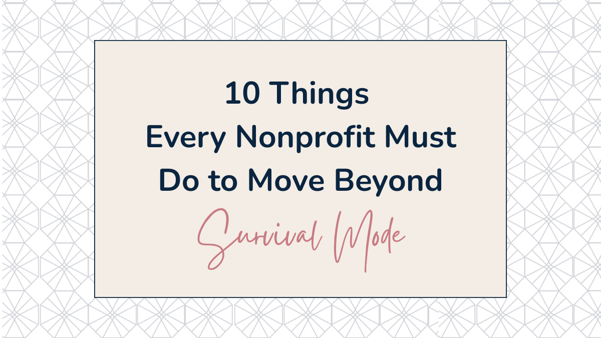 Text 10 Things Every Nonprofit
